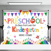 Lofaris Here I Come Colorful Pens Back To School Backdrop